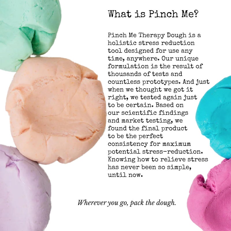 Pinch Me Therapy Dough Locket Combo - Holistic Aromatherapy Stress Relieving Putty - .3oz Clip-On Locket Scent + 3oz Dough Ocean - Image 4